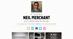Desktop Screenshot of neilmerchant.com